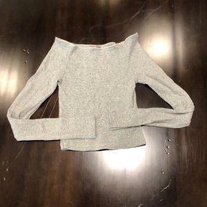 Brandy Melville cropped of the shoulder top